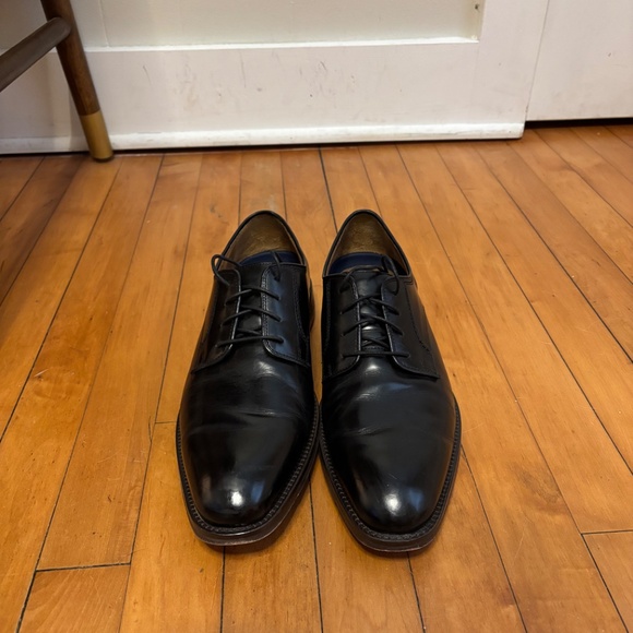 Johnston & Murphy Black Leather Oxfords main image 3